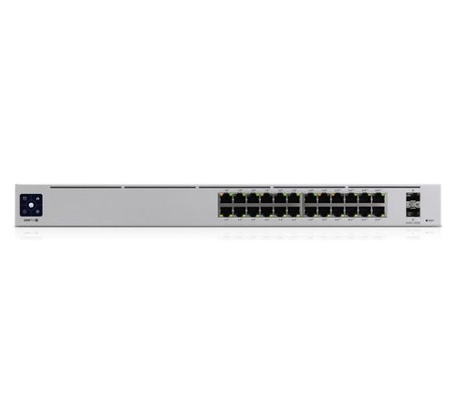 Ubiquiti Networks UniFi Pro | 24-Port PoE Gigabit Ethernet Switch | Managed L2/L3 | 1U | Zilver