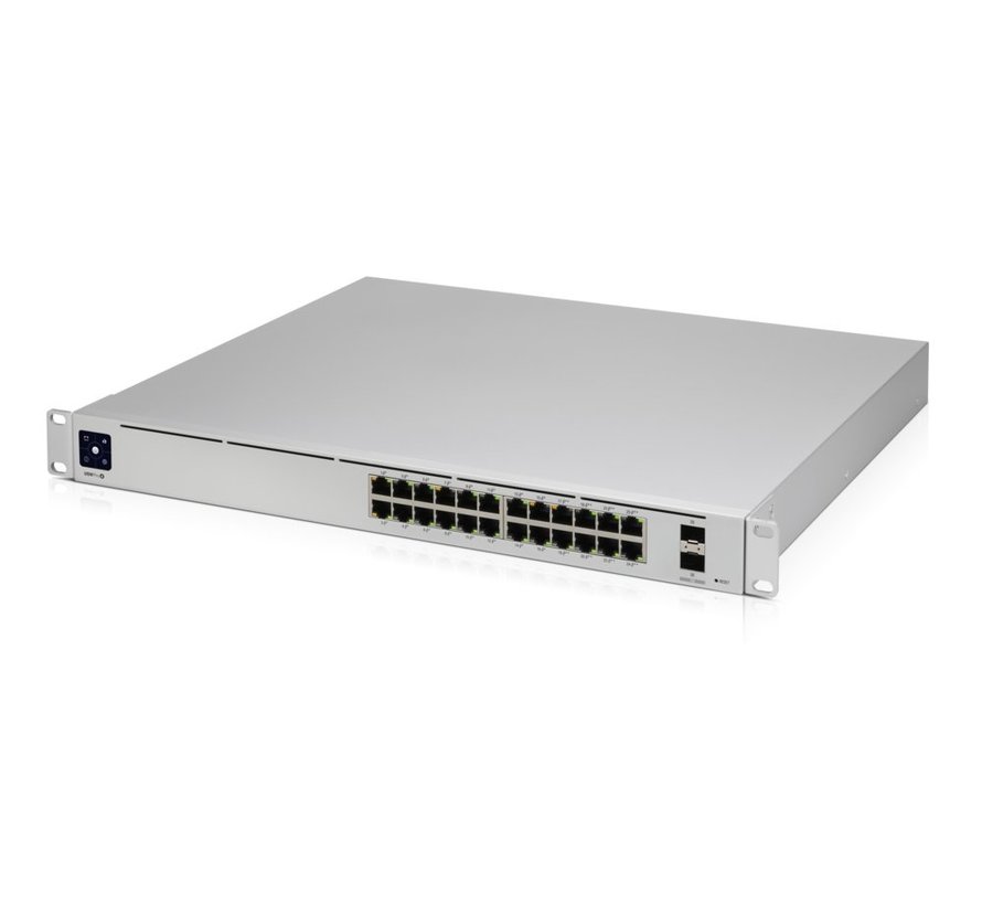 Networks UniFi Pro | 24-Port PoE Gigabit Ethernet Switch | Managed L2/L3 | 1U | Zilver