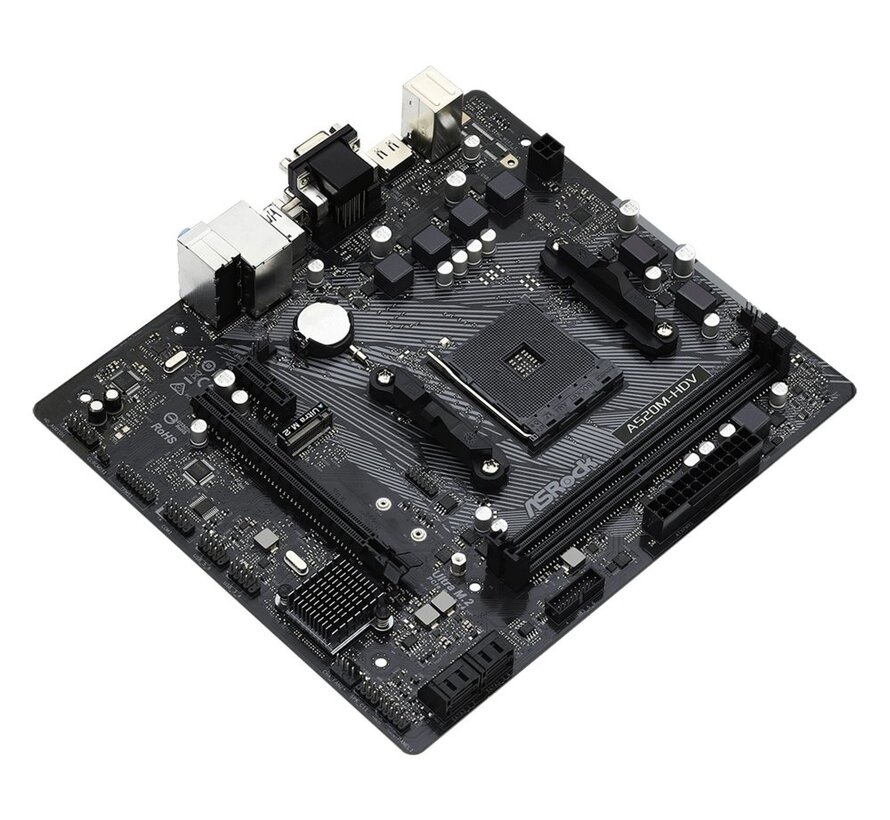 A520M-HDV Socket AM4 micro ATX