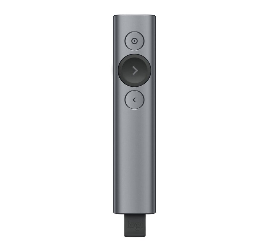 Spotlight | Draadloze Presenter | Bluetooth/RF | Grijs
