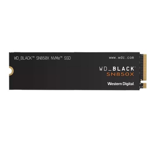 Western Digital Black SN850X | 1TB NVMe SSD | M.2 Gen4 | 7.300MB/s Lezen | 6.300MB/s Schrijven