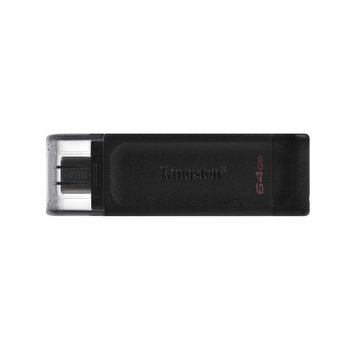 Kingston DataTraveler 70 | 64GB USB-C 3.2 Flash Drive | Zwart