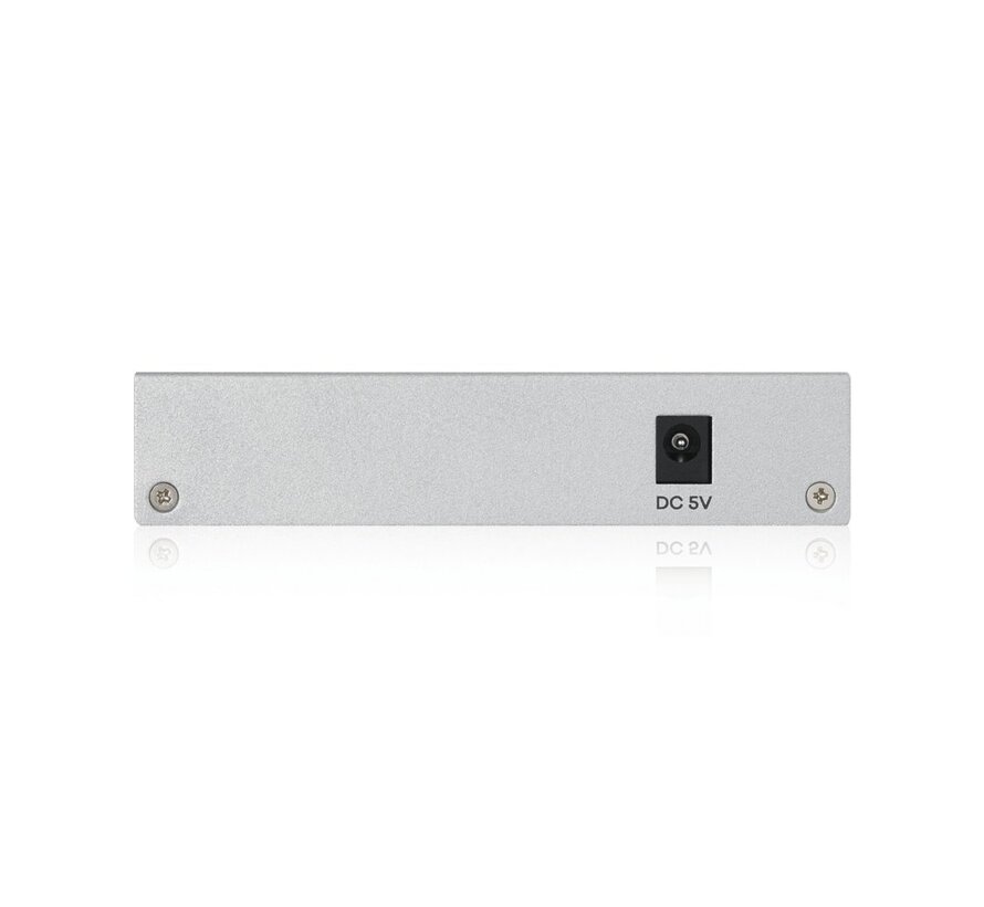 Zyxel GS1200-5 | Managed Switch | 5 Poorten | Gigabit Ethernet (10/100/1000 Mbps) | Zilver
