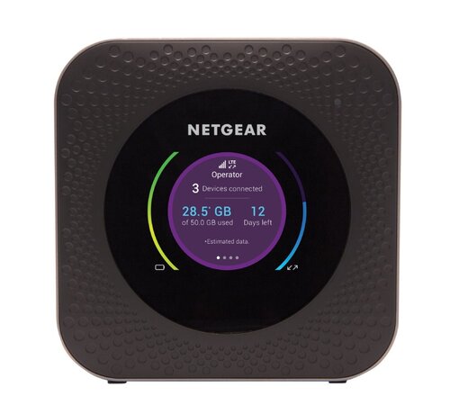 Netgear NETGEAR AirCard M1 MR1100-100EUS | Mobiele WiFi (4G LTE) Router | Tot 1 Gbps | Zwart