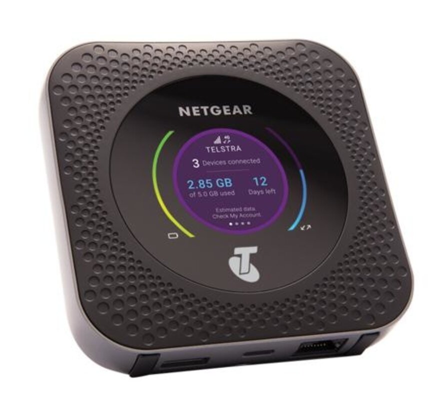 NETGEAR AirCard M1 MR1100-100EUS | Mobiele WiFi (4G LTE) Router | Tot 1 Gbps | Zwart