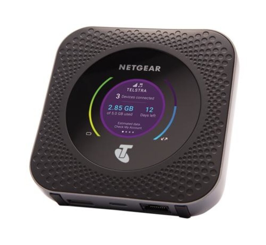 NETGEAR AirCard M1 MR1100-100EUS | Mobiele WiFi (4G LTE) Router | Tot 1 Gbps | Zwart