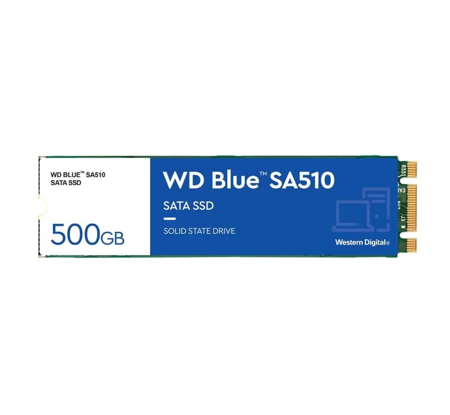 Blue SA510 | 500GB SATA SSD | M.2 | 560MB/s Lezen | 510MB/s Schrijven