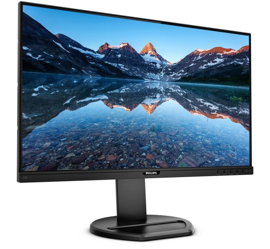B-Line 243B9/00 23.8" | 1920x1080 IPS | 75Hz | USB-C | Ingebouwde Speakers | VESA-montage | Ergonomisch Verstelbaar Monitor