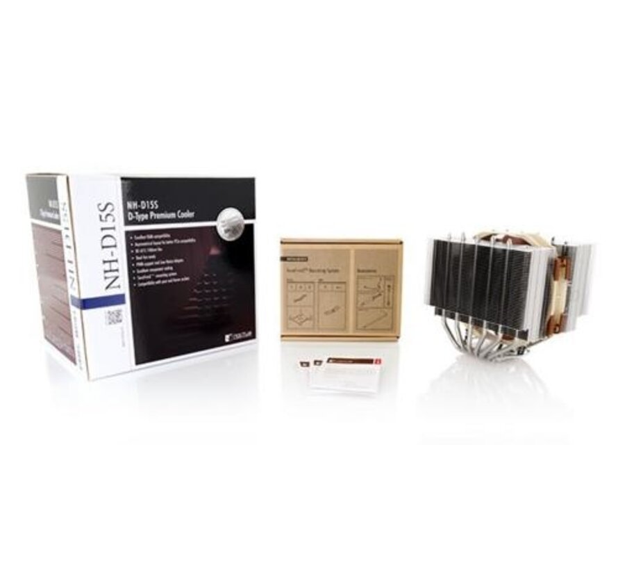 NH-D15S | 220W TDP | 160mm Hoogte | 140mm Fan | CPU Luchtkoeler