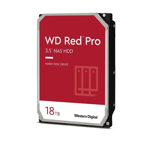 Western Digital Red Pro NAS HDD 3.5" | 18TB SATA III | 7200RPM