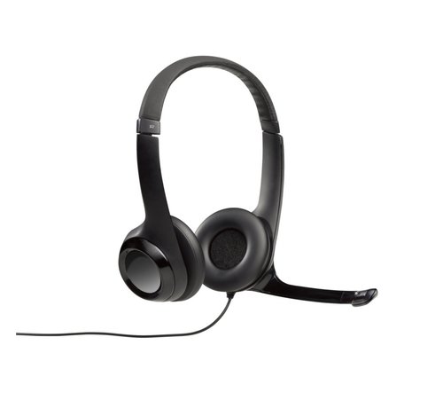 Logitech H390 USB Computer Headset Met rijke digitale audio en knoppen op de draad