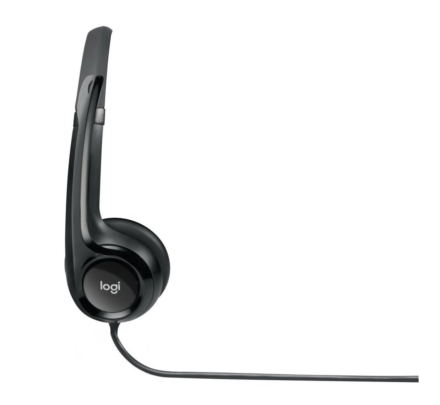 H390 | Bedrade On-ear Headset USB-A | Zwart