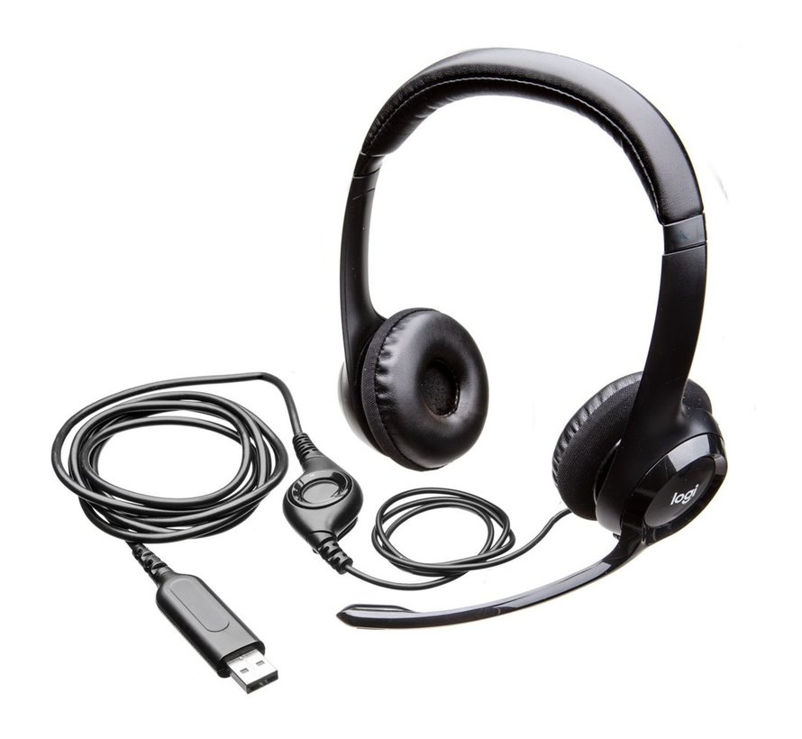 H390 USB Computer Headset Met rijke digitale audio en knoppen op de draad