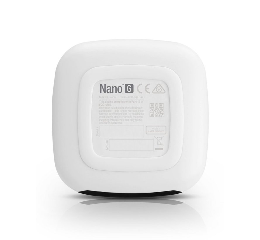 UF-Nano G Gateway/Controller | GPON ONU | 1x Gigabit Ethernet | 2.5 Gbps Downstream | 1.25 Gbps Upstream | 24V Passive PoE