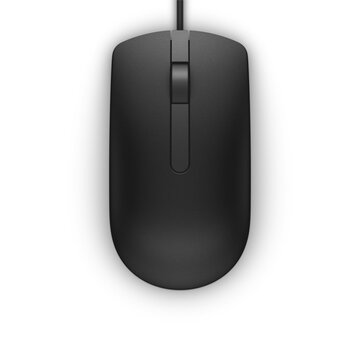 Dell DELL MS116 muis Ambidextrous USB Type-A Optisch 1000 DPI