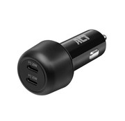 ACT AC2200 | USB-C Autolader voor Mobiele Apparaten 25W | Zwart