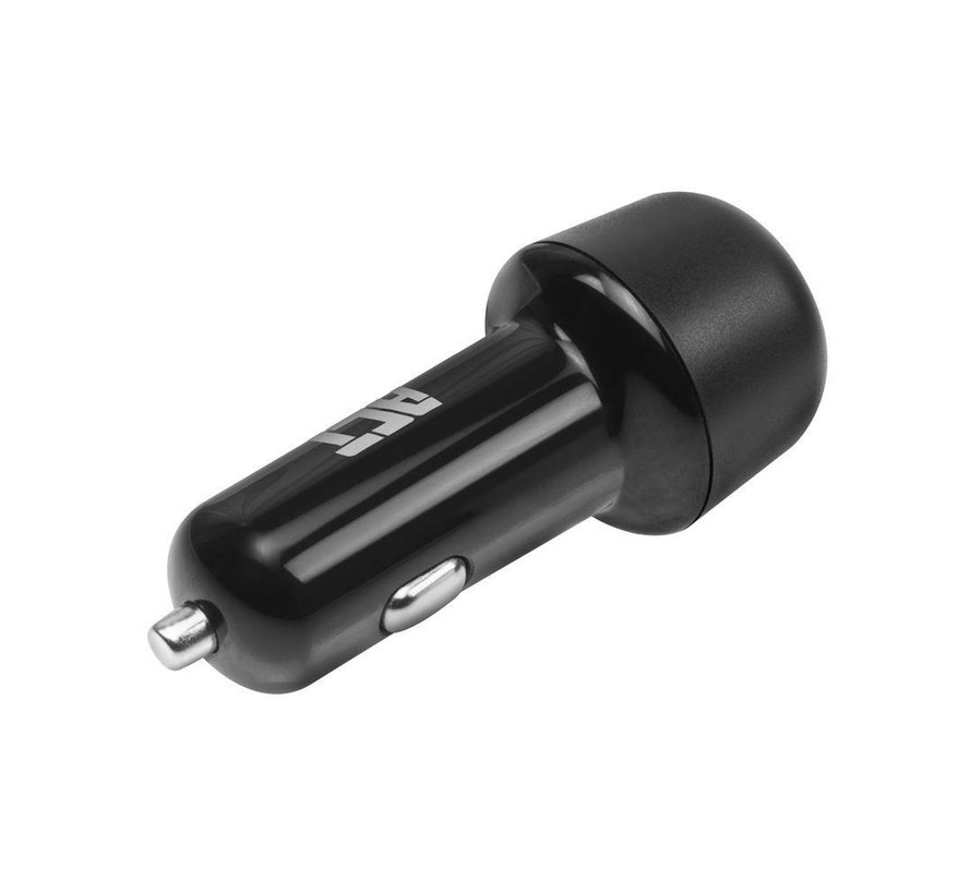 AC2200 | USB-C Autolader voor Mobiele Apparaten 25W | Zwart