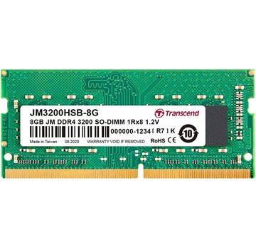 Transcend JetRam JM3200HSB-8G geheugenmodule 8 GB 1 x 8 GB DDR4 3200 MHz