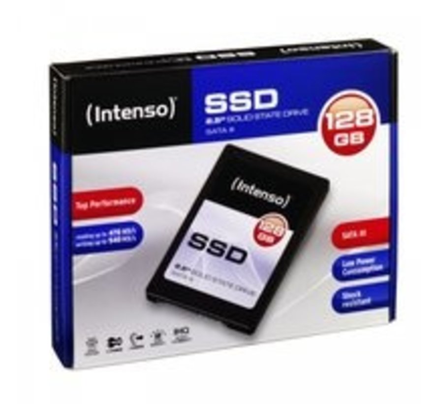 Top Performance | 128GB SATA SSD | 2.5'' | 520MB/s Lezen | 500MB/s Schrijven