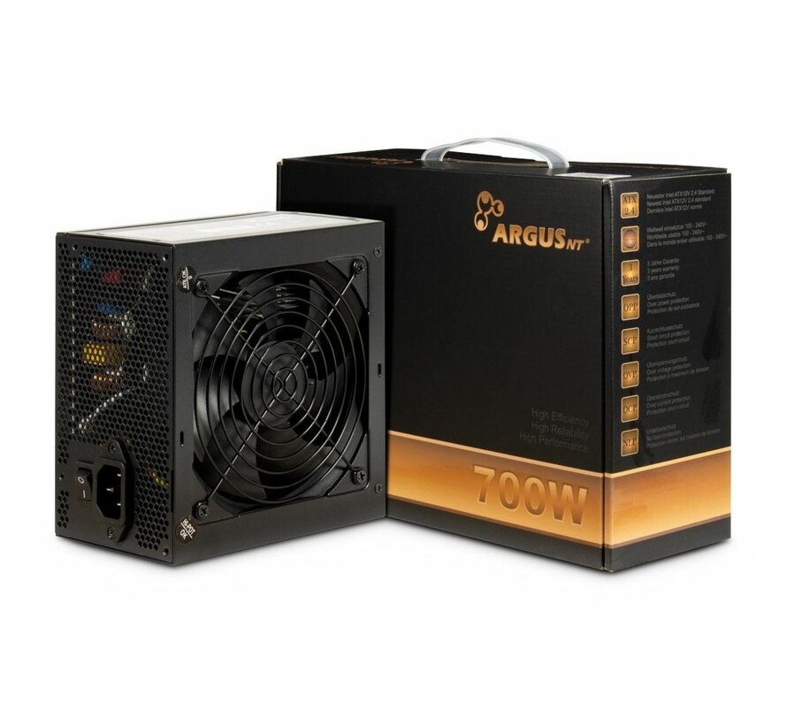 ArgusNT BPS-700 | 700 Watt Bronze ATX PSU | Power Supply | Voeding