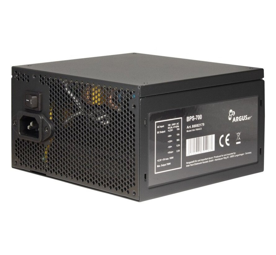 ArgusNT BPS-700 | 700 Watt Bronze ATX PSU | Power Supply | Voeding