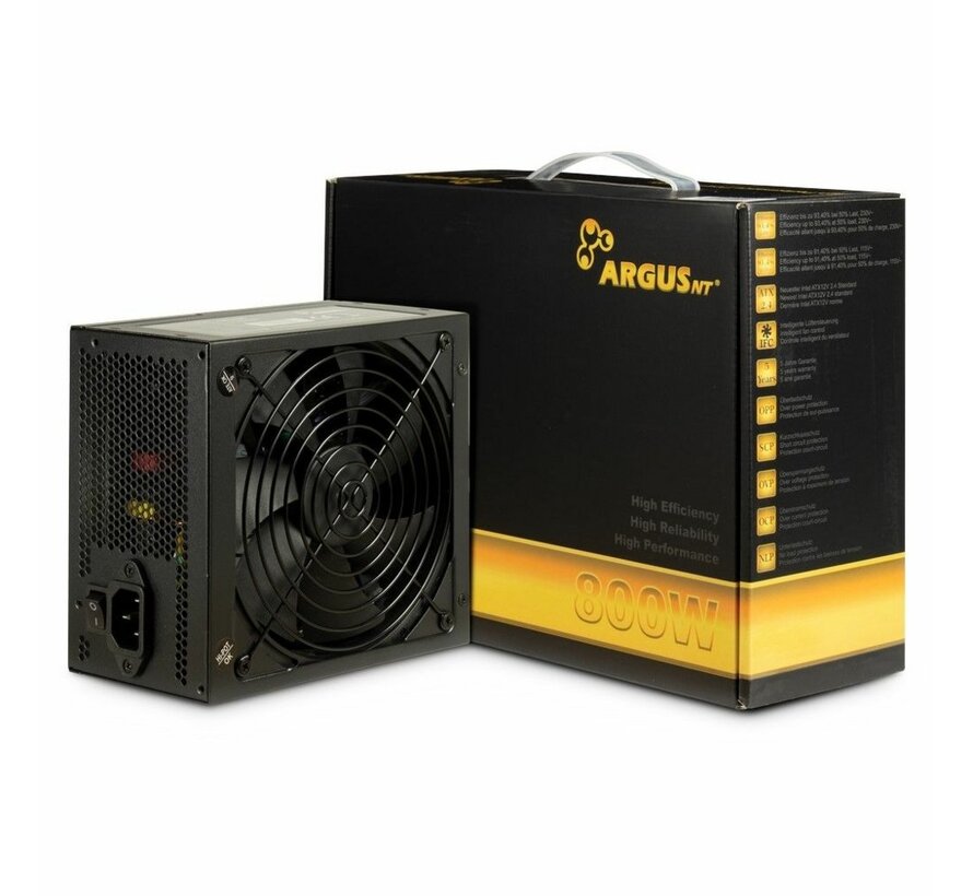 Argus GPS-800 | 800 Watt Gold ATX PSU | Power Supply | Voeding