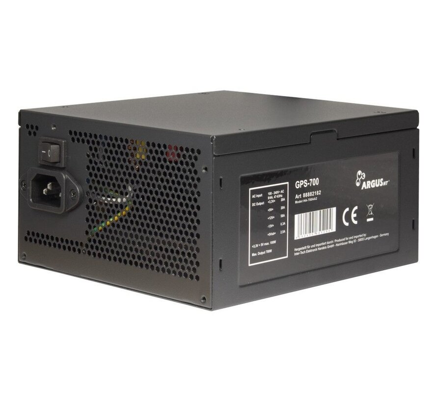 Argus GPS-700 | 700 Watt Gold ATX PSU | Power Supply | Voeding