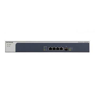 Netgear NETGEAR XS505M | Unmanaged Switch | 5 Poorten | 10G Ethernet (100/1000/10000 Mbps) | Grijs/Zilver