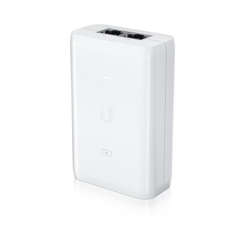 Ubiquiti Networks U-POE-AT | PoE Adapter & Injector | 48V | 30W | Gigabit Ethernet | IEEE 802.3at