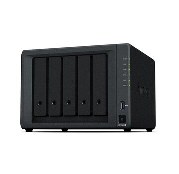 Synology DiskStation DS1522+ NAS | 5 Drive Bays | AMD Ryzen R1600 | 4x Gigabit Ethernet | Desktop | Zwart