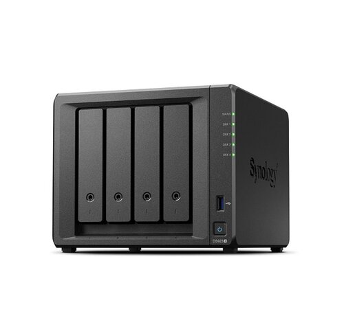 Synology DiskStation DS923+ NAS | 4 Drive Bays | AMD Ryzen R1600 | 2x Gigabit Ethernet | Desktop | Zwart