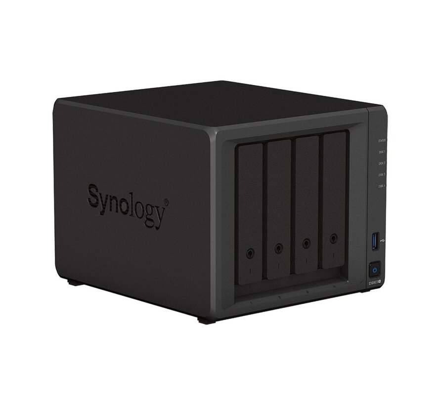 DiskStation DS923+ NAS | 4 Drive Bays | AMD Ryzen R1600 | 2x Gigabit Ethernet | Desktop | Zwart