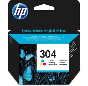 Hewlett Packard Inkt HP 304 (N9K05AE) Color Orgineel