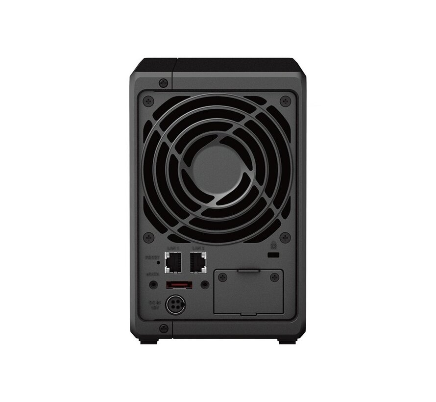 DiskStation DS723+ NAS | 2 Drive Bays | AMD Ryzen R1600 | 2x Gigabit Ethernet | Zwart