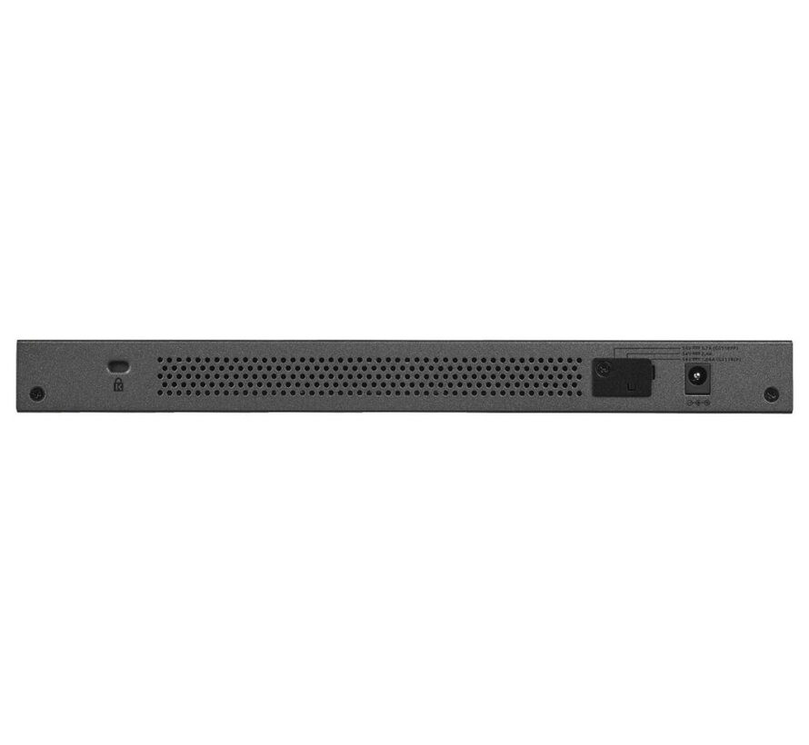 NETGEAR GS116LP | Unmanaged Switch | 16 Poorten | Gigabit Ethernet (10/100/1000 Mbps) | PoE | Zwart