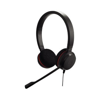 Jabra Evolve 20 UC | Bedrade On-ear Stereo Headset | USB Type-A | Zwart