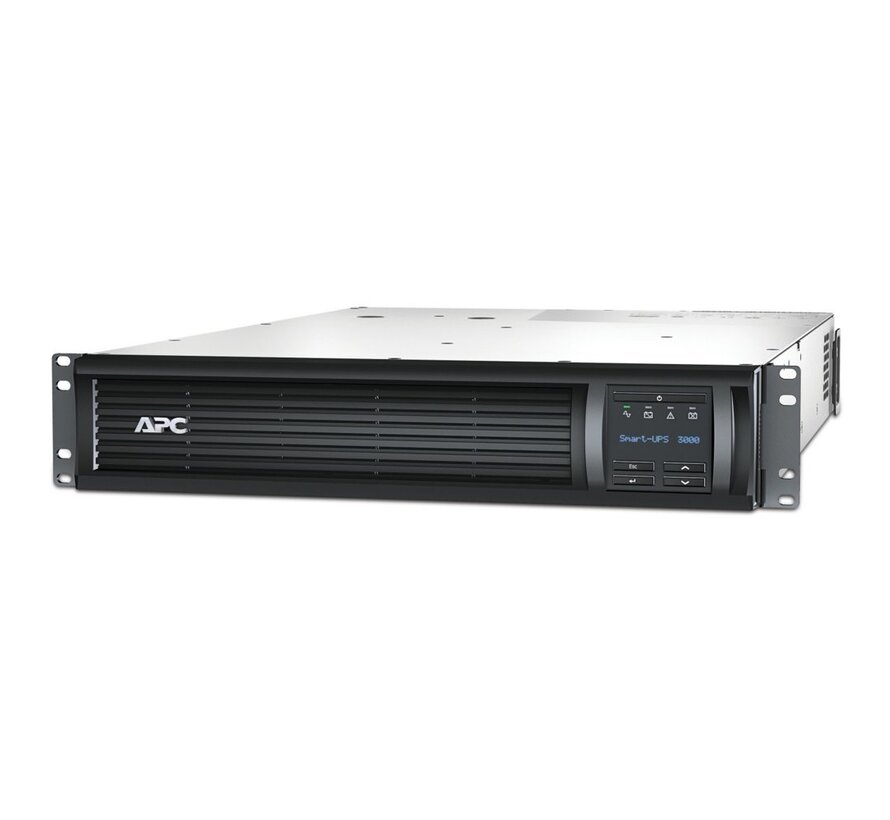 Smart-UPS SMT3000RMI2UC | 3000 VA / 2700 W | Rack Mount 2U | 8x IEC C13 & 1x IEC C19 | Pure Sine Wave | SmartConnect & AVR | LCD-scherm