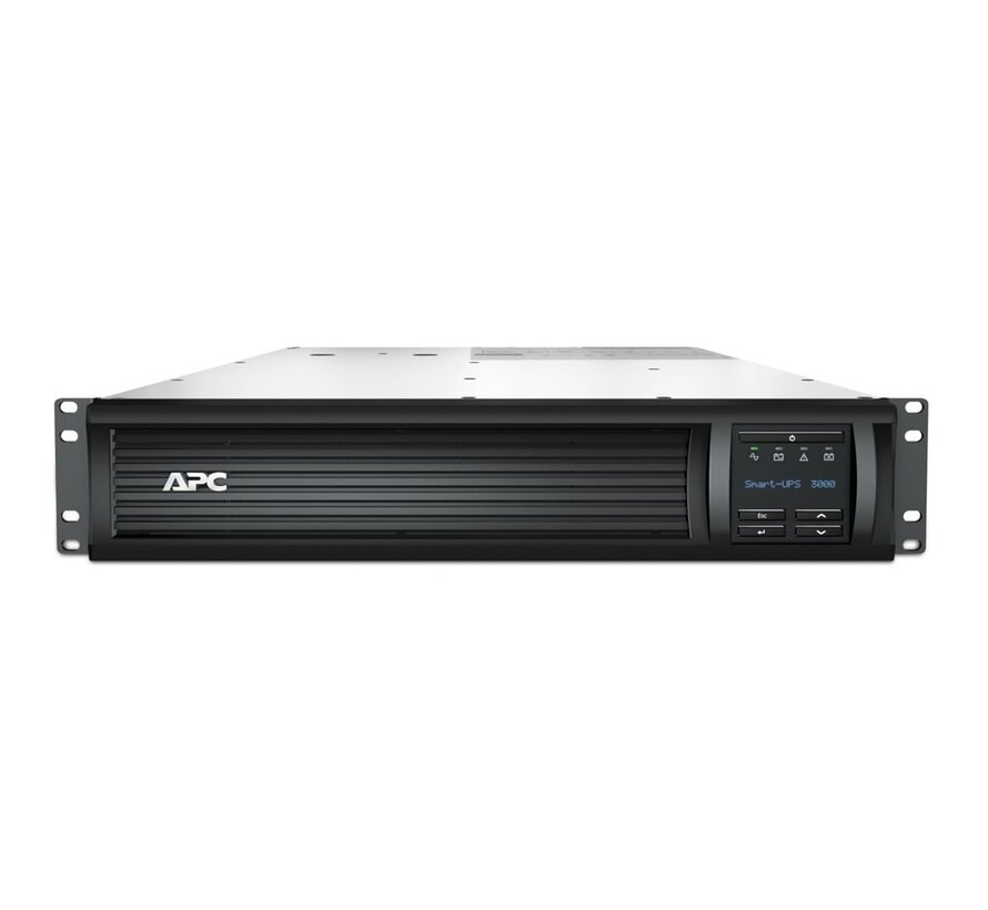 Smart-UPS SMT3000RMI2UC | 3000 VA / 2700 W | Rack Mount 2U | 8x IEC C13 & 1x IEC C19 | Pure Sine Wave | SmartConnect & AVR | LCD-scherm
