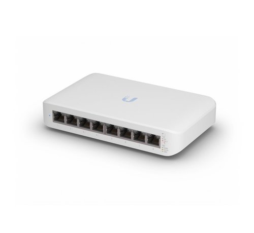 Ubiquiti UniFi Switch Lite 8 PoE | Managed L2 Switch | 8 Poorten | Gigabit Ethernet (10/100/1000) | Power over Ethernet (PoE) | Wit