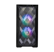 CoolerMaster Cooler Master MasterBox TD300 Mesh RGB | Micro Tower Case | Zwart