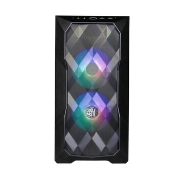 CoolerMaster Cooler Master MasterBox TD300 Mesh RGB | Micro Tower Case | Zwart