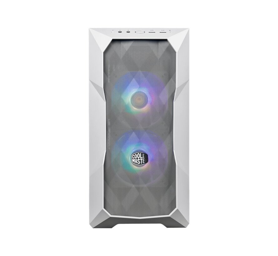 Cooler Master MasterBox TD300 Mesh RGB | Micro Tower Case | Wit