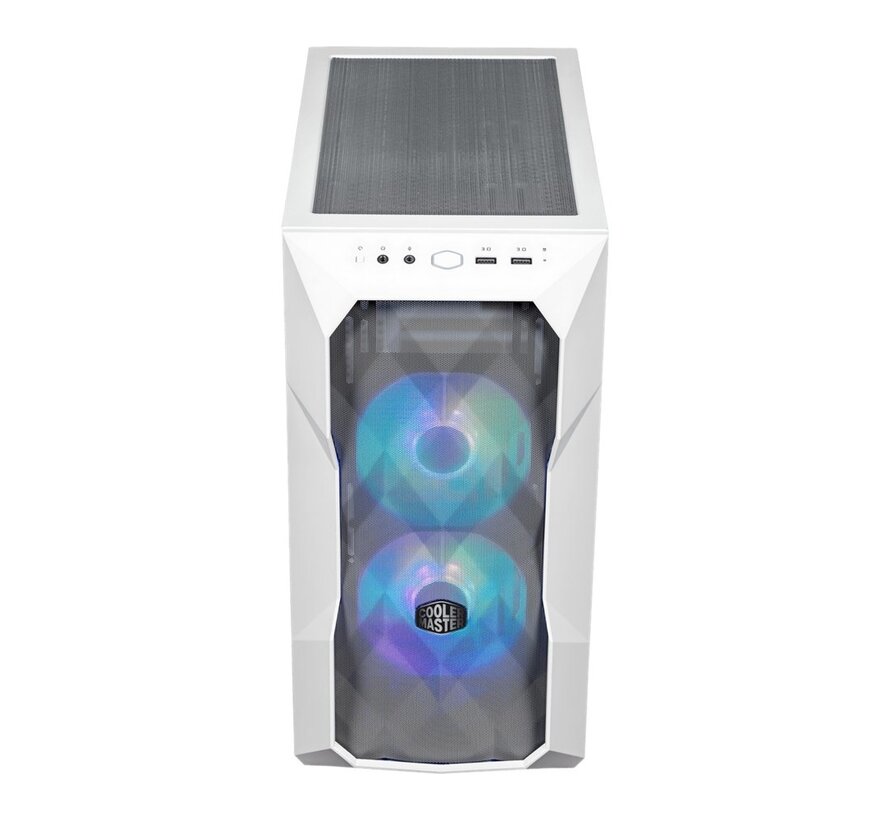 Cooler Master MasterBox TD300 Mesh RGB | Micro Tower Case | Wit