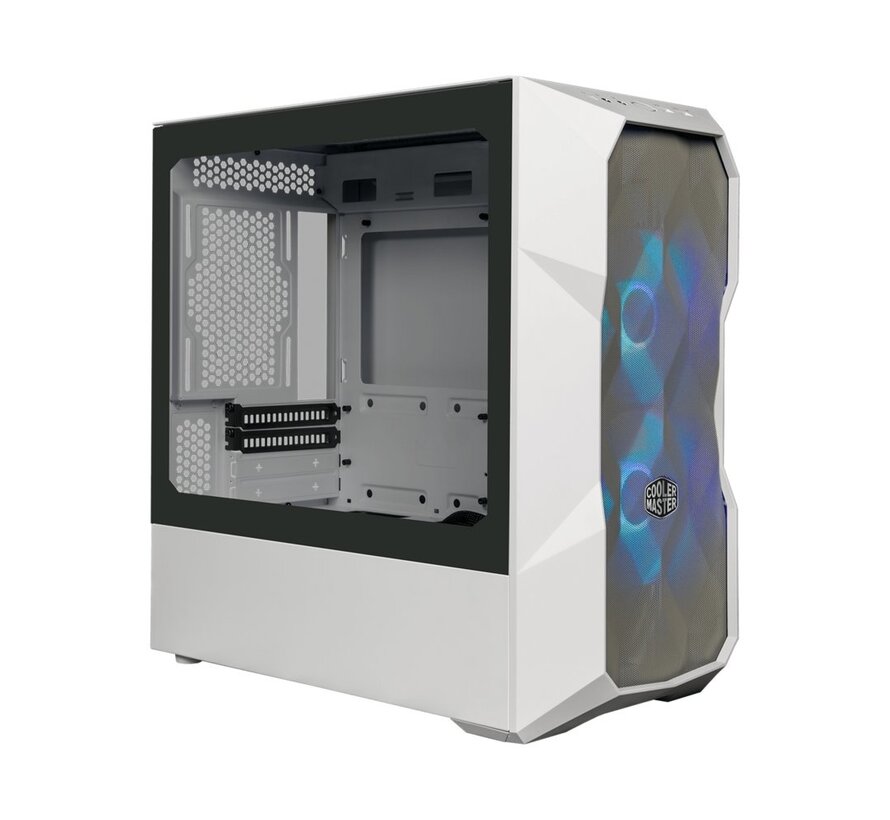 Cooler Master MasterBox TD300 Mesh RGB | Micro Tower Case | Wit
