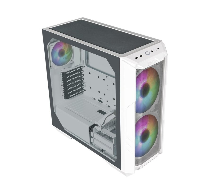 Cooler Master HAF 500 | Midi Tower Case | Wit