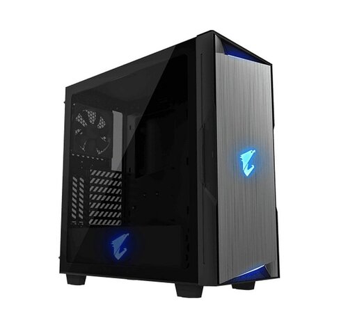 Gigabyte AORUS C300 Glass | Midi Tower Case | Zwart