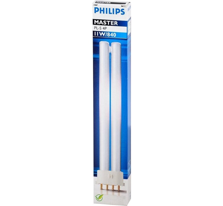 Philips MASTER PL-S 4P 11W 840 - Koel Wit