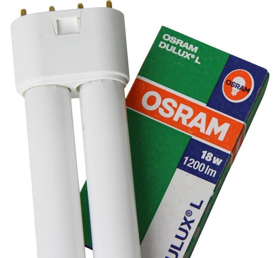 Osram Dulux Lumilux Spaarlamp - Warm Wit - 2G11 - 18W