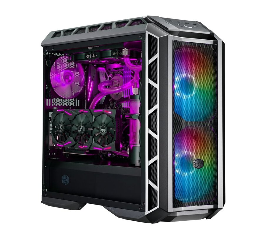 Cooler Master MasterCase H500P Mesh RGB | Midi Tower Case | Zwart