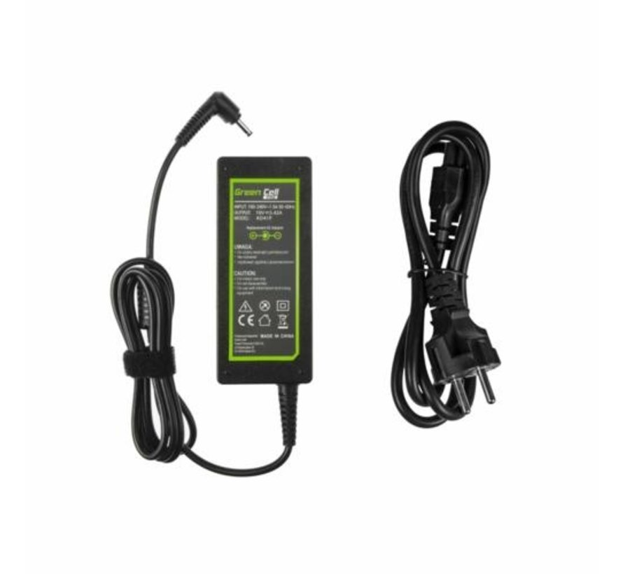Green Cell AD41P | Netvoeding & Inverter | 65 W | Zwart